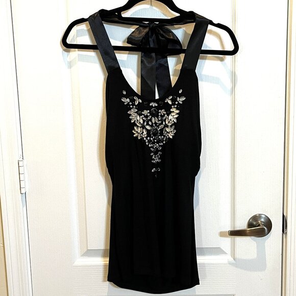 NWOT - Beaded Halter Top - Picture 1 of 3